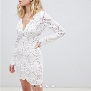 ASOS Love Triangle White dress